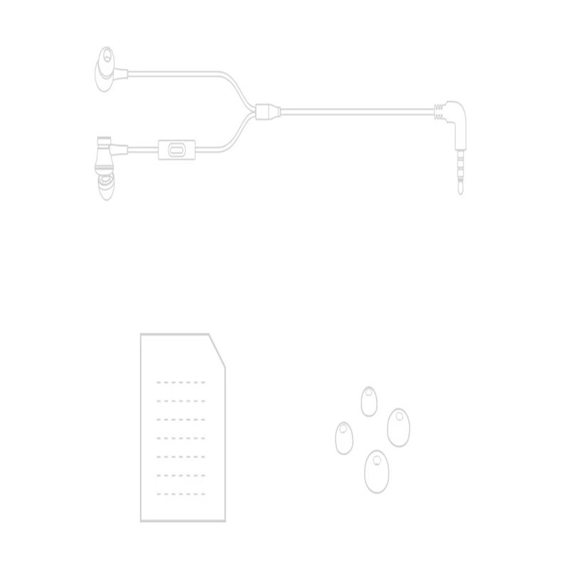 Xiaomi Одиночные динамические наушники-вкладыши 3,5 мм, гарнитура, микрофон громкой связи, стерео наушники, проводные для смартфона, проводное управление