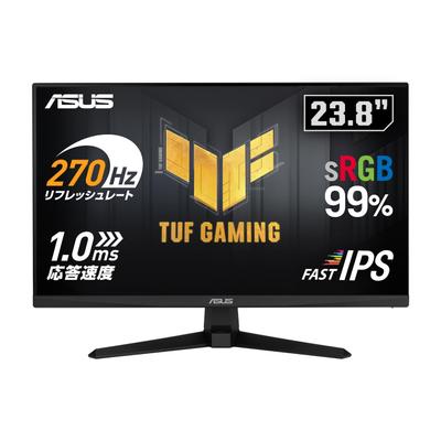 Asus Игровой монитор TUF Gaming VG249QM1A дюйм 270 Гц Быстрый HD 1 мс Premium HDMIx2 23.8 / / IPS/Full / / 99% sRGB/FreeSync / DisplayPort/
