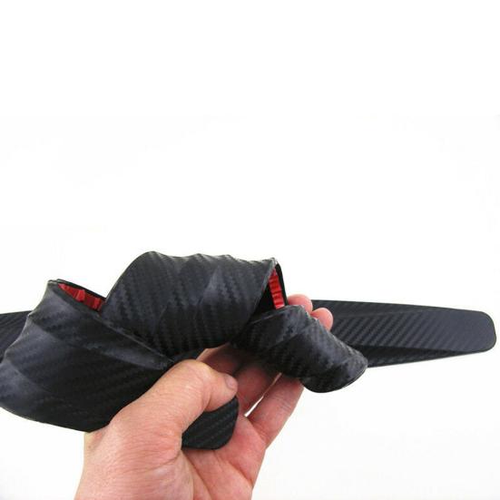 2 шт., углеродное волокно, текстура бампера для внедорожника, автомобильная защитная полоса, защита от натирания