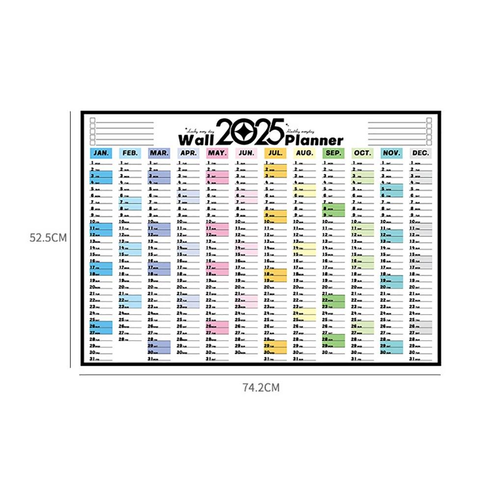 Multipurpose Planning Wall Calendar Hanging Planner Sheet Planner Digital Schedules  Home Office