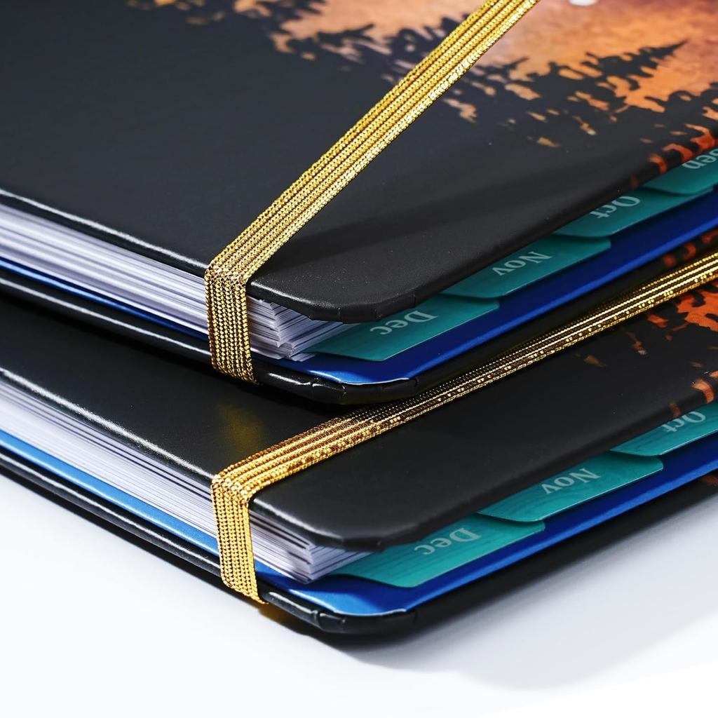 Планер на 2026 год - Еженедельный и ежемесячный планер на 2026 год, Янв 2026 - Дек 2026, 6,4" x 8,5", Помеченные закладки, Задний карман, Идеальный ежедневный органайзер