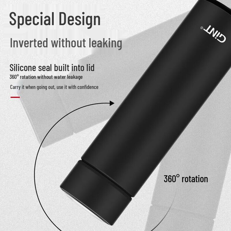 GiNT 460ml White 304 Stainless Steel Vacuum Insulated Mug