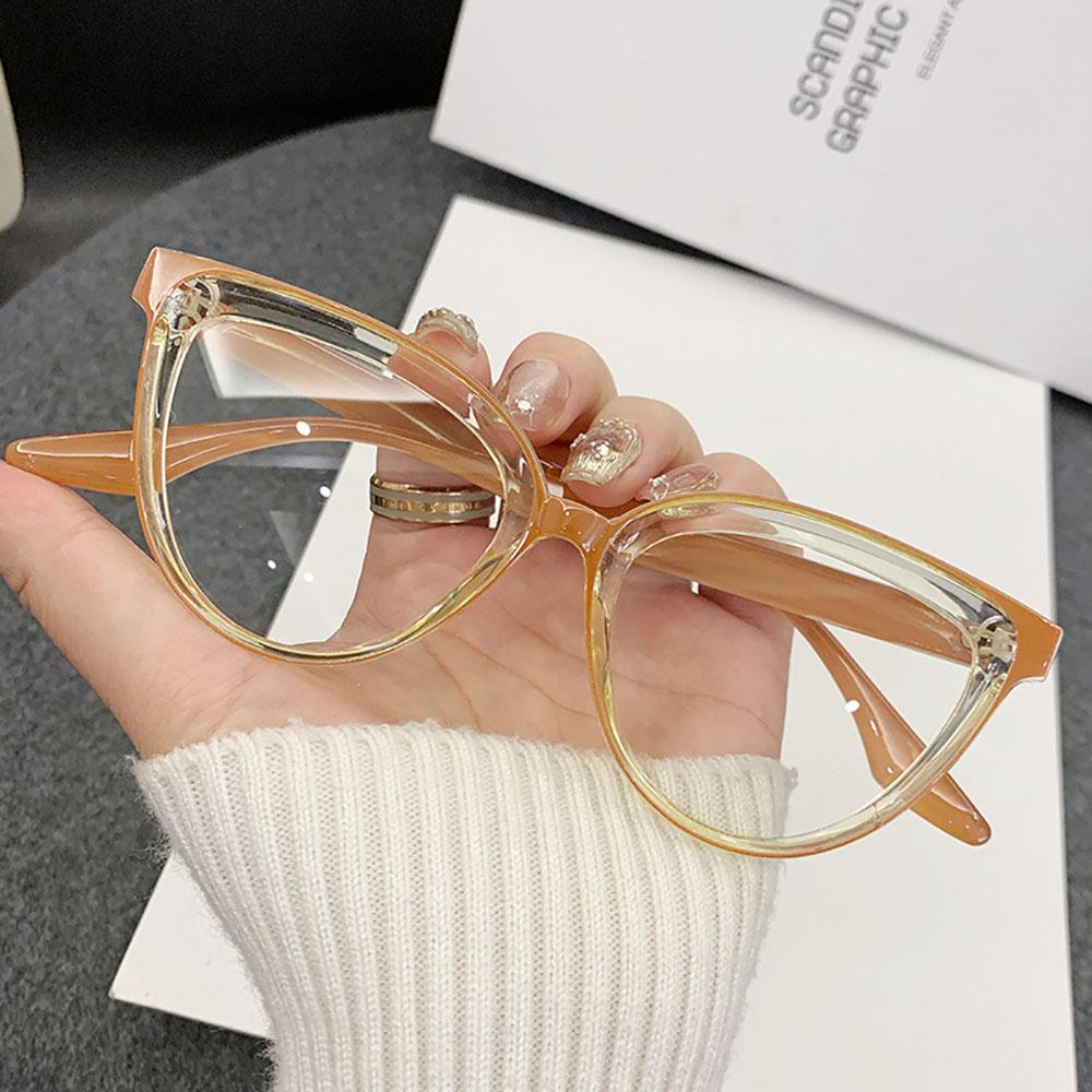 ПК Оптические очки Модные Модные очки Кошачий глаз Универсальные очки с блокировкой синего света для вечеринки