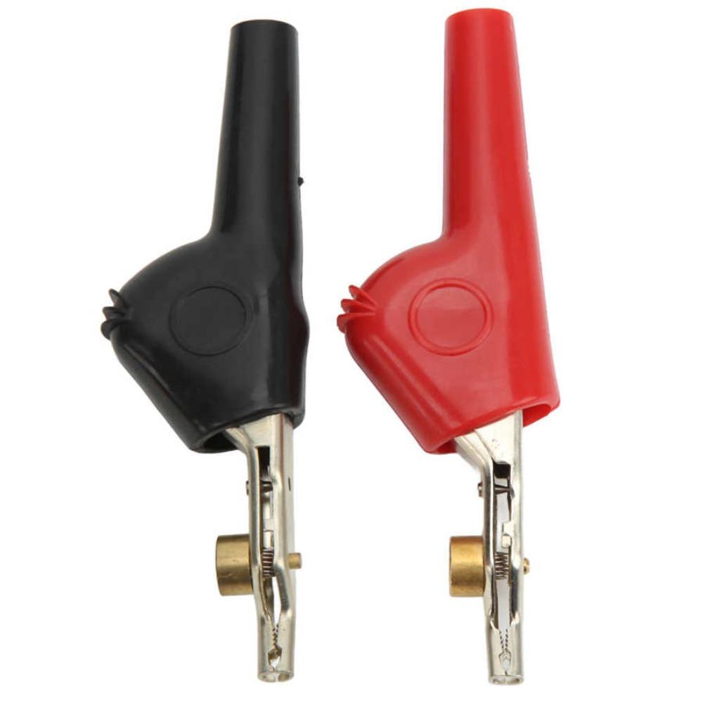 Test Clips with Needle For Electrical Projects Automobile Repair Crocodile Clip Corrosion Resistant Power Battery Test Clamp