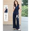 Женский комплект: безрукавная рубашка и брюки-клеш TERRE BLEUE