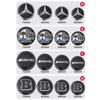 56mm 60mm 65mm 75mm Car Wheel Center Hub Caps Covers Sticker For Mercedes Benz A C E GLC GLA Class W177 W212 W213 X156 W166 X247