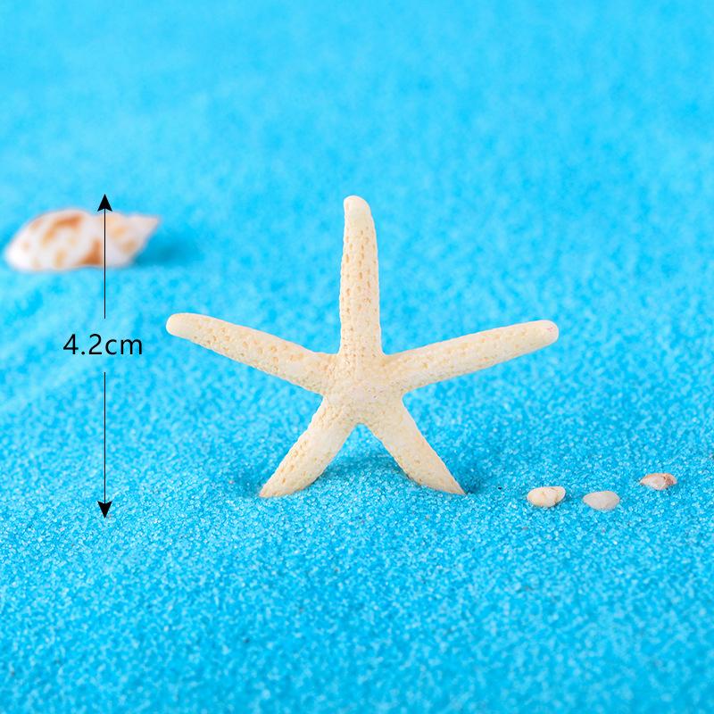 Colorful Five-Pointed Starfish Resin Fish Tank Starfish Landscaping Ornaments