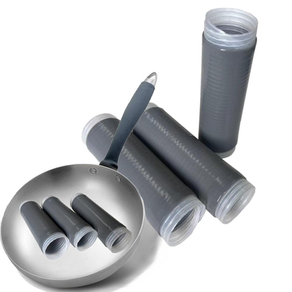 Теплоизоляционный силиконовый чехол для ручки кастрюли, резиновый чехол для ручки, предотвращающий ожоги, теплоизоляционный рукав для различной посуды