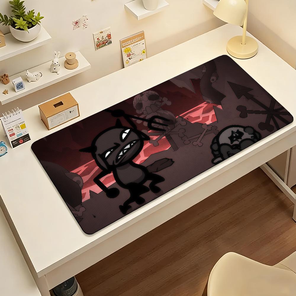 Игровой коврик для мыши Mewgenics Нескользящий с блокирующим краем DeskMat Аксессуары для ПК и ноутбуков Резиновый Большой игровой ковер XXL для офисной клавиатуры