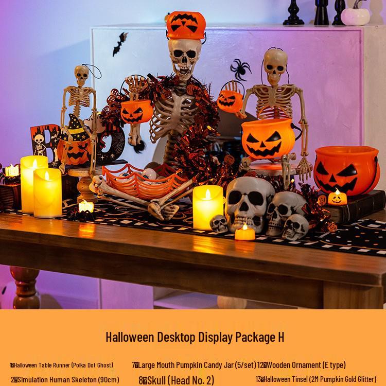 Светящийся тыквенный фонарь на Хэллоуин Набор для украшения вечеринки