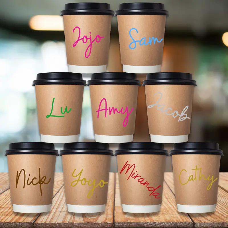 12 шт. маркеров для винных бокалов, стираемые маркеры с тонким наконечником для винных бутылок, керамики и бокалов.