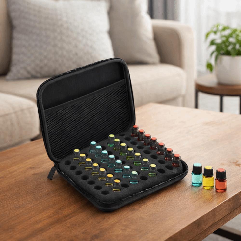 Кейс для эфирных масел 3 мл, большой вместимости, Защитный чехол для инсулиновых флаконов, Органайзер для хранения масел, Дорожный