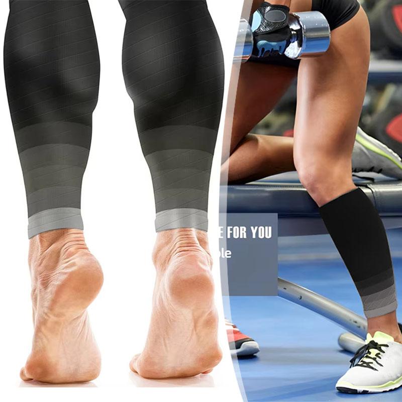 1 пара компрессионных рукавов для икр 20-30 мм рт. ст. носки-рукава для ног для мужчин и женщин, облегчение боли при шинсплинтах, поддержка при варикозном расширении вен и усталости