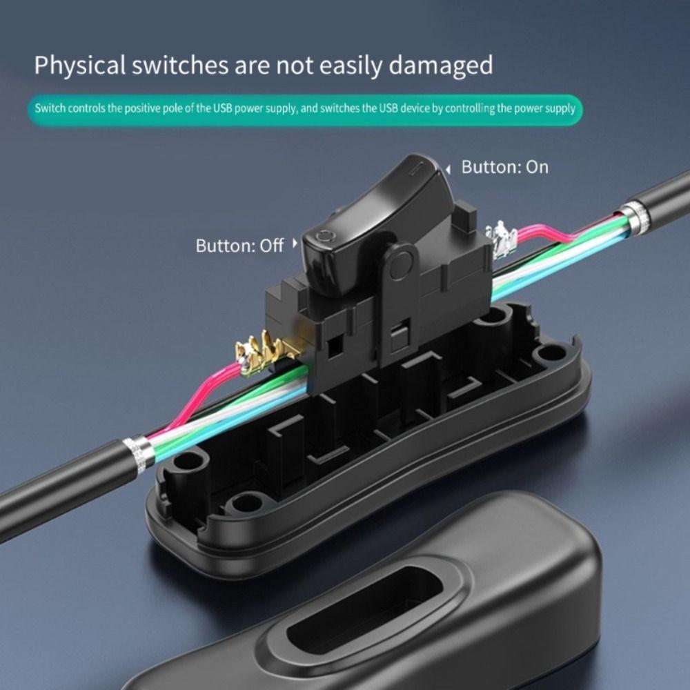Left Angle USB Extension Cable Male to Female Data Transfer Cord DIY Power Switch Cable