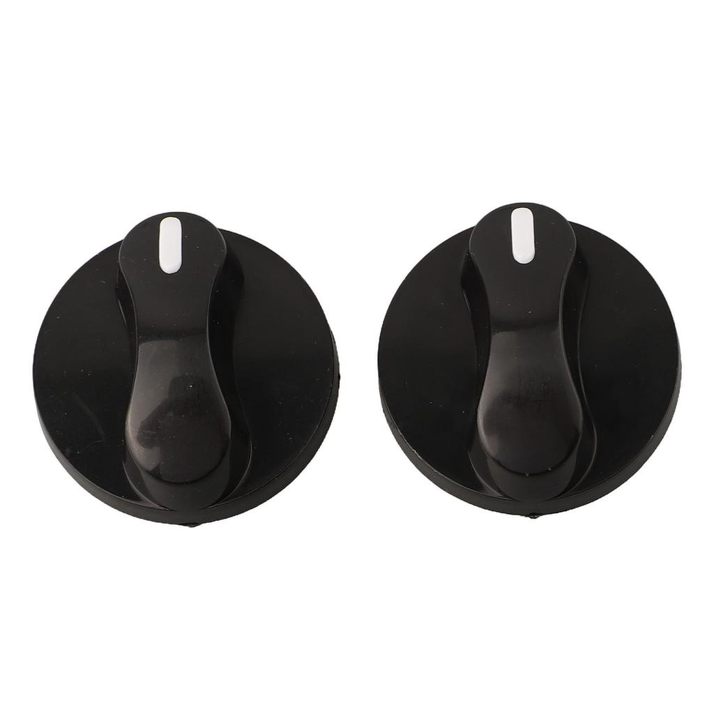 Gas Stove Control Knobs 8mm Hole Plastic 2PCS for Easy Installation