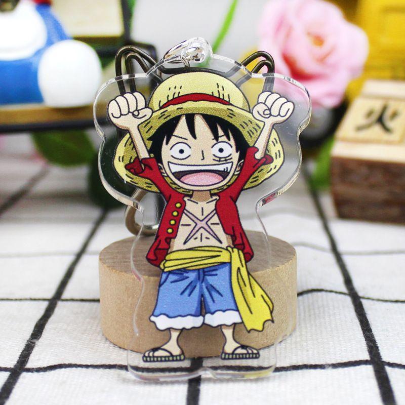 One Piece брелок кулон аниме Луффи Дракон навигация король окружающий двухсторонний HD сумка кулон подарок