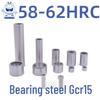 Gcr15 Bearing Steel Sleeve Bushing, Wear-Resistant Shaft Sleeve, Hollow Cylinder, Inner Diameter: 4-12mm
