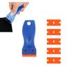 Plastic Knife & Sheet Set: Ideal Scraper Tool for Automotive and Home Use - Convenient for Removing Stickers and Adhesives, Glass Scraper for Removing