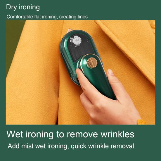 Мини-ручной паровой утюг со складной ручкой, 38 Вт, портативный отпариватель для сухой и влажной одежды, гладильная машина для домашних путешествий