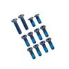 HSSDTECH Черные винты для ноутбука ASUS TUF Dash F15 FX517, FX517Z, FX517ZE, FX517ZC (Набор из 12 предметов) Нижняя крышка основания корпуса, винты