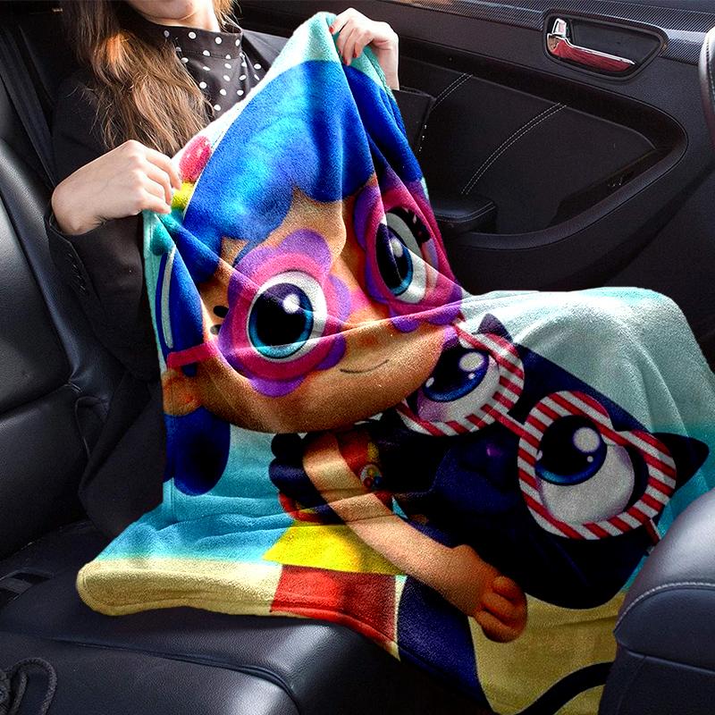 Rainbow Kingdom Adventure Blanket Flannel Blanket for bed, sofa, Camping, Hiking, Picnic Essentials, gift for family Fan gifts