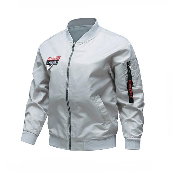 Мужская спортивная повседневная куртка с воротником-стойкой для пар, весна и осень, куртка для бейсбольной формы MA01 Pilot