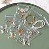 Exquisite Earrings Ring Storage Pouch Transparent Mini Gift Jewelry Pouch  Dustproof