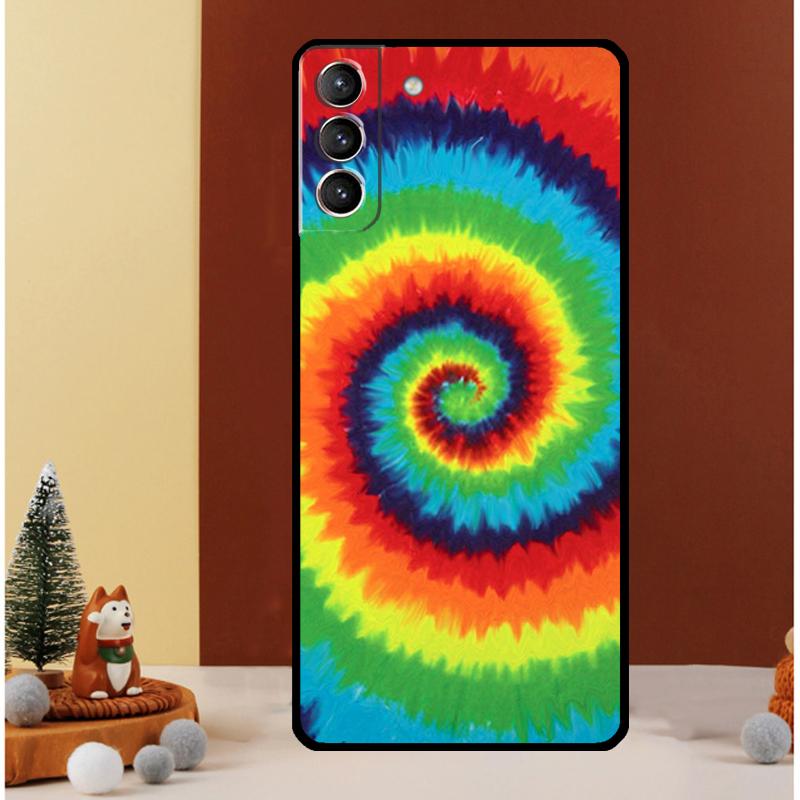 Tie Dye Trippy Case For Samsung Galaxy S25 S26 Ultra S20 S21 S22 S23 S24 Ultra S10 Plus S25 FE Cover Funda