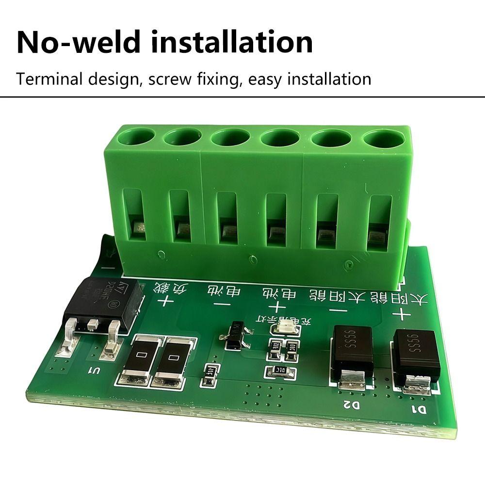 1Pcs New DC 6-45V Control Circuit Board Fully Automatic Auto On Off Solar Street Light Board 10A Light Drive Control Board