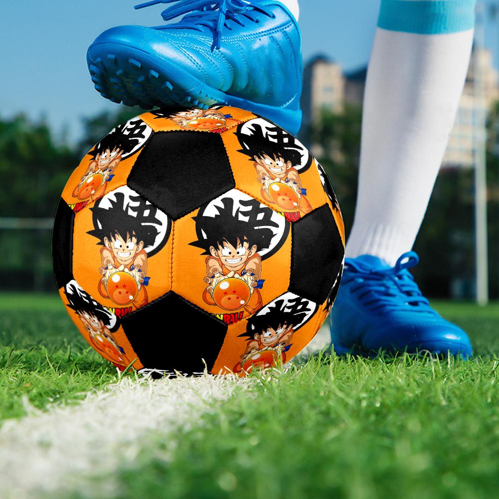 DRAGON BALL Indoor Soccer Ball Colorful Machine Stitched PVC Size 5 Team Training Competition Ready Durable High-Bounce Cool Sports Gift