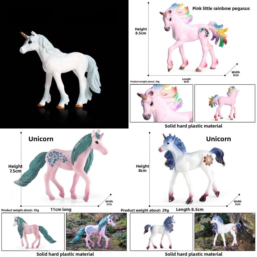 Unicorn Model Miniature Toy For Kids Creative Play And Educational Therapy