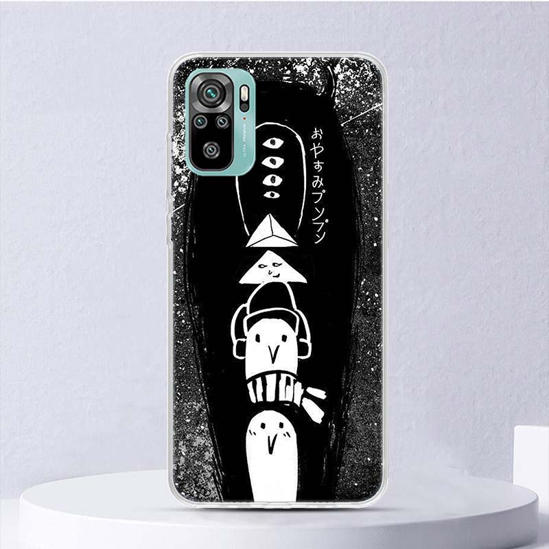 Мягкий чехол Oyasumi Punpun для Xiaomi Redmi Note 14 13 12S 11S 10S 12 Pro Plus Чехол для телефона 11 10 11E 11T Note14 Оболочка Coque Note1