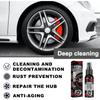 Universal Rust Remover Revitalizing Spray for Car Wheels Metal Surfaces Strong Decontamination Smooth Reliable 30/100/120ml