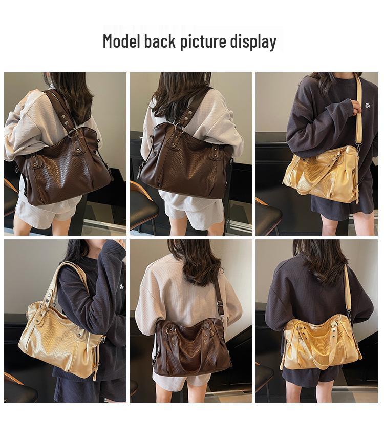 Ретро европейская и американская наплечная сумка: Универсальная, стильная, повседневная сумка для ежедневных поездок на работу