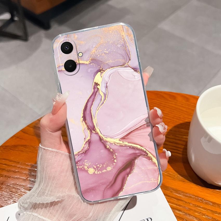 For Samsung A07 A71 M36 F36 F56 A17 A37 A53 A54 Phone Case Summer Fruit Patterns Ultra Thin Transparent TPU Protective Shell For Samsung Bumper Casing