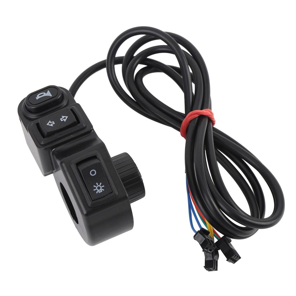 Переключатель сигнала поворота мотоцикла, фары, кабель 4,9 фута, 3 в 1, переключатель управления рулем скутера