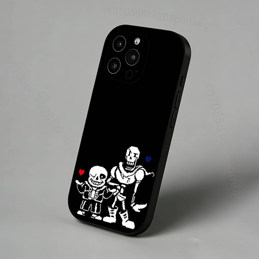 Игровой чехол U-Undertale-es для iPhone 17,16,15,14,13,12,11 Pro,Max,Plus,X,XS,XR,SE,Mini, Защитная задняя крышка