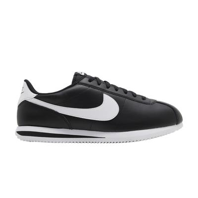 Мужские кроссовки Cortez Basic Черно-белые (2023) Черно-белый
