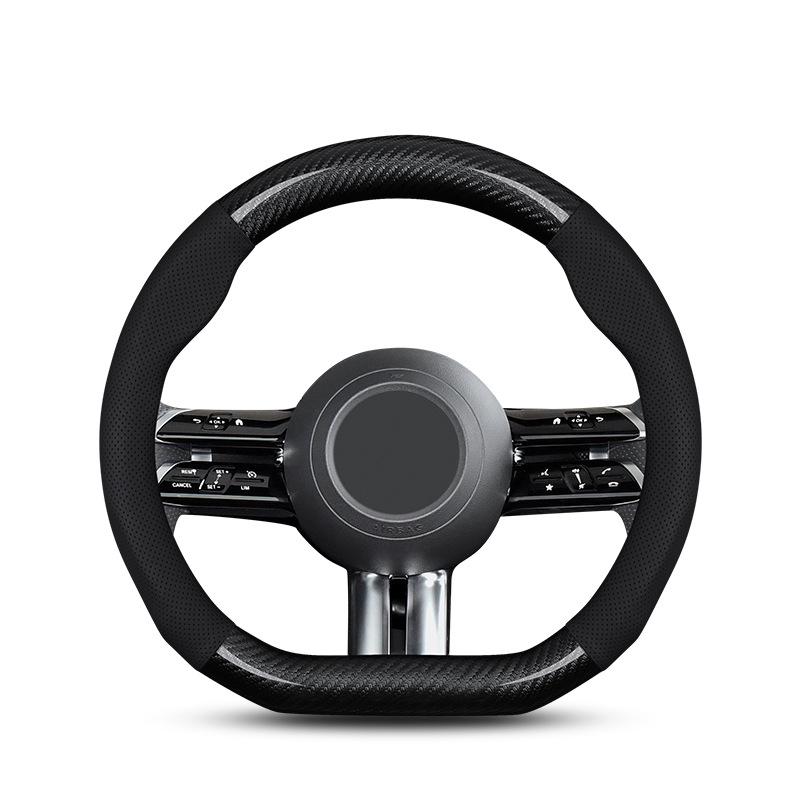 Оригинальная кожаная карбоновая накладка на руль для Trumpchi GS4/GS5/GS3/GS7/GS8/GA4/GA5/GA8/GM8
