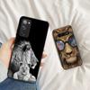 Черный силиконовый чехол для телефона с рисунком супер льва для Samsung Note 20 Ultra 10 9 8 Galaxy S20 Fe S21 S22 5g S10 Plus, матовый мягкий чехол