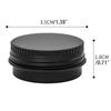 Portable Dust-proof Black Pill Box Light-proof With Lid Mini Medicine Box Not Rust Safety Pill Packing Box Medicine Storage