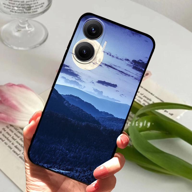 Чехол для POCO F7 Модный Силиконовый ТПУ Задняя Крышка Для Xiaomi Poco F7 F 7 5G Чехол для Телефона Мягкая Защитная Оболочка Capa Coque Fundas