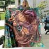 Fashion Cool Lizard Blanket Light Comfortable Soft Flannel Blanket Bedding Travel Gifts Blanket