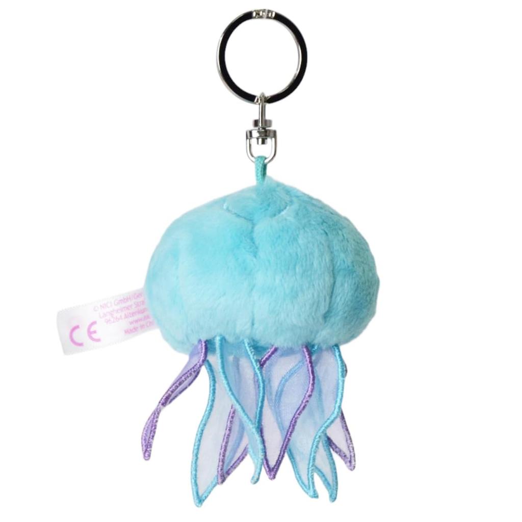 Jellyfish Keychain 10cm Kids Blue [Niki] W7×D9×H6cm
