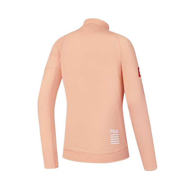 Новая женская футболка FILA с рукавами реглан Темно-светло-оранжевая A11W448202FOR