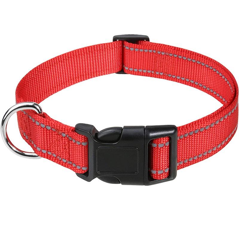 10 Colors Pet Dog Collar Nylon Neck Collar for Small Mdium Large Dog Chihuahua Leash Reflective Collars Supplies Pet Accessories 3