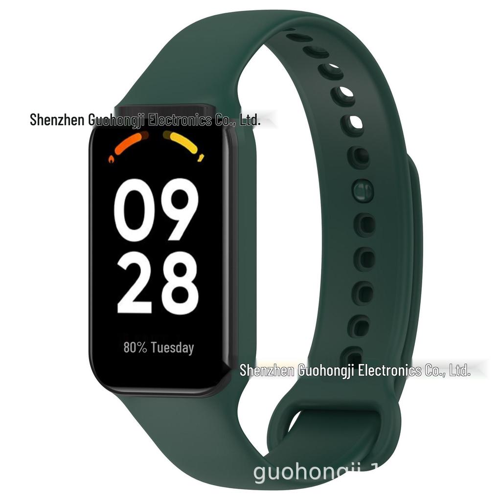 Силиконовый ремешок Guohongji для Redmi Band 2 - Мягкий, удобный, водонепроницаемый, потовпитывающий браслет