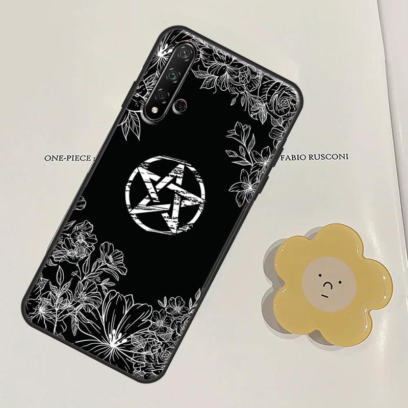 Чехол для таро с изображением луны ведьм для Huawei P40 Lite P20 P30 Pro Mate 20 Lite Nova 5T P Smart 2021 2019 Honor 50 Cover