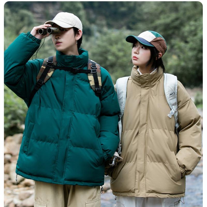 Зимние куртки Легкие теплые наполнители из утиного пуха Утепленные утепленные ветрозащитные водонепроницаемые спортивные хлопковые пальто и бархатные куртки