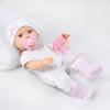 30CM Washable Lifelike Soft Hand-painted Simulation Baby Reborn Doll Children Accompany Play Doll